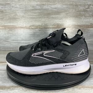 Brooks Levitate Black and White Athletic Shoes